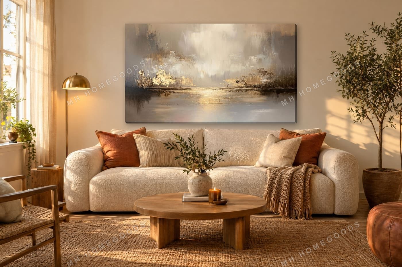 Golden Mist: living room