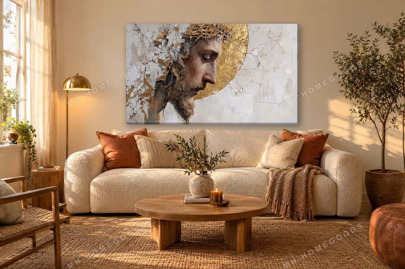 Golden Halo: living room