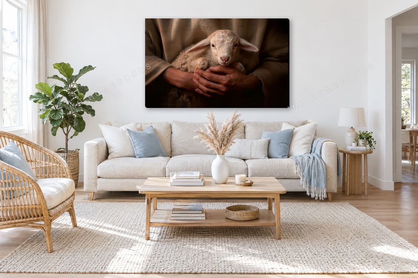 Safe in His Hands: living room