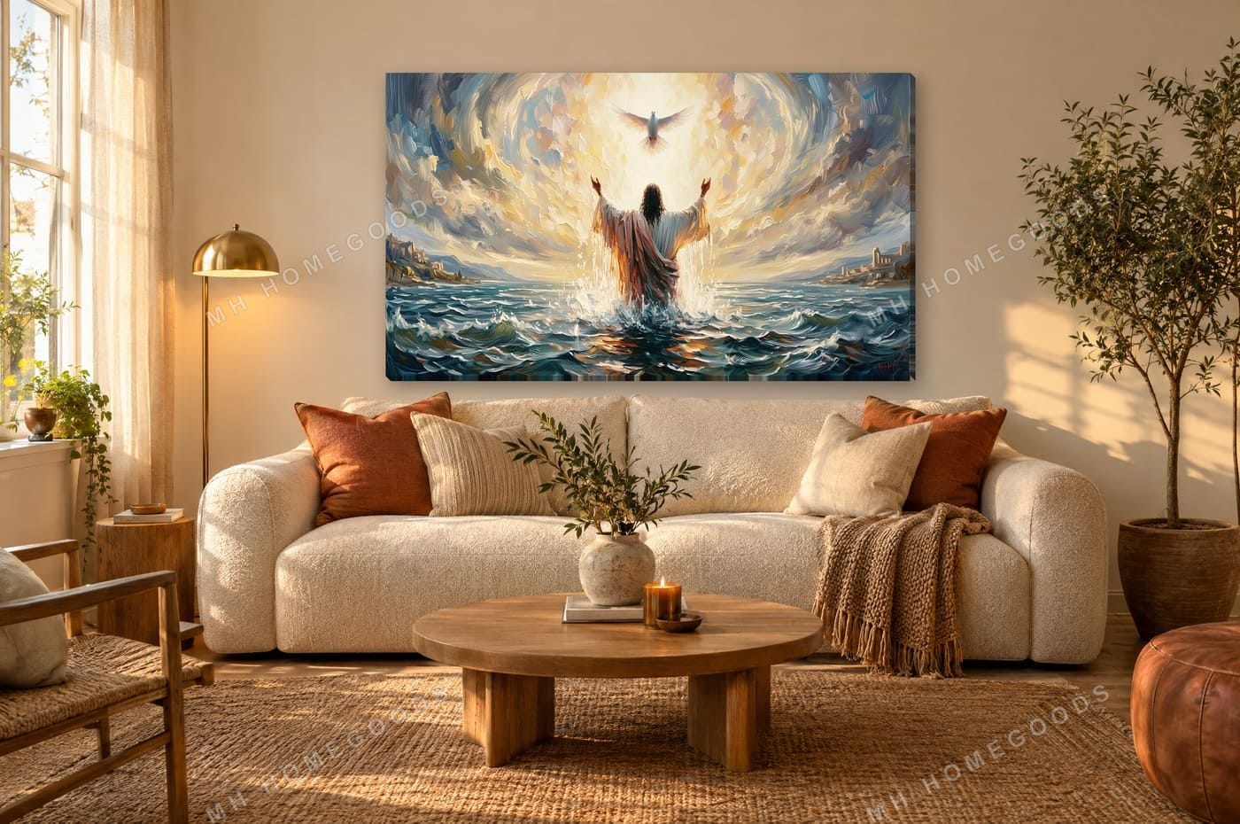 Spirit Over the Waters: living room