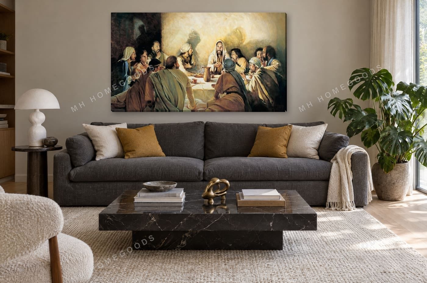The Last Supper: living room