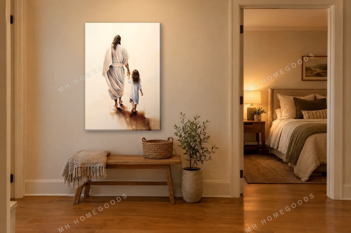 Walking with Jesus: bedroom